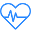 medical heartbeat icon for patient resources